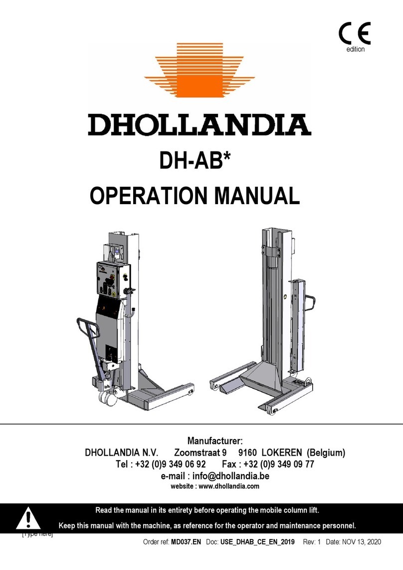 Dhollandia DH-AB Series User manual