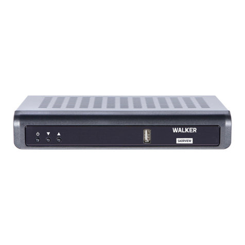 Walker WPS818C SAORVIEW operating instructions