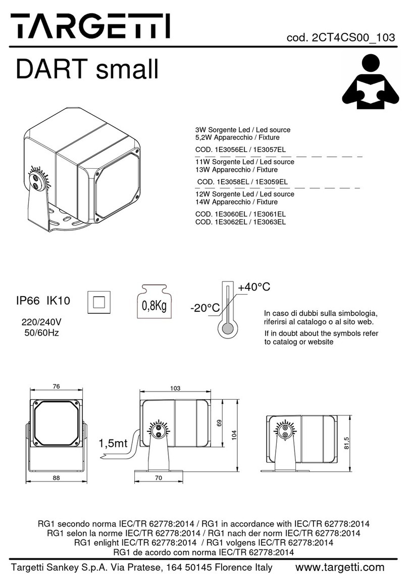 Targetti DART small manual