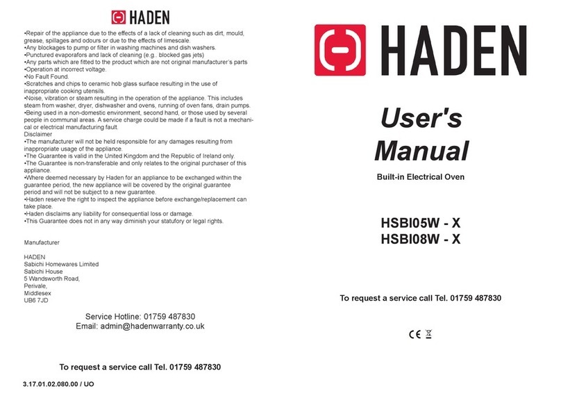 Haden HSBI05W - X user manual