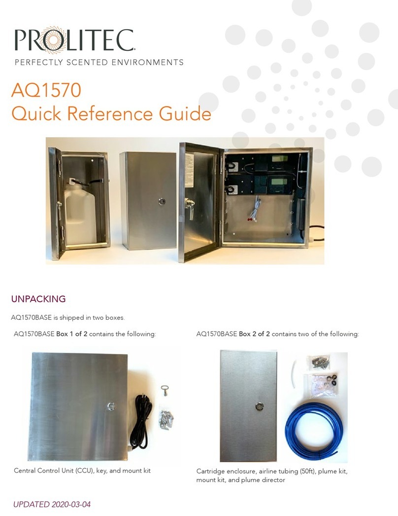 Prolitec AQ1570 User manual