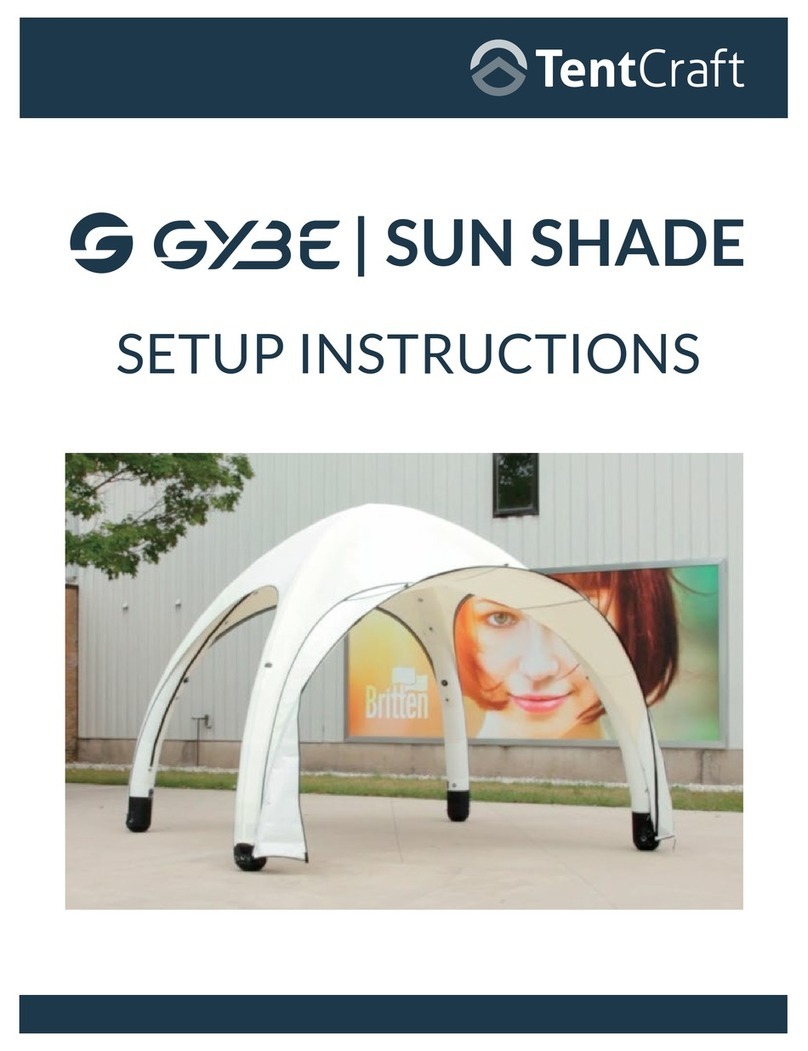 TentCraft GYBE Setup instructions