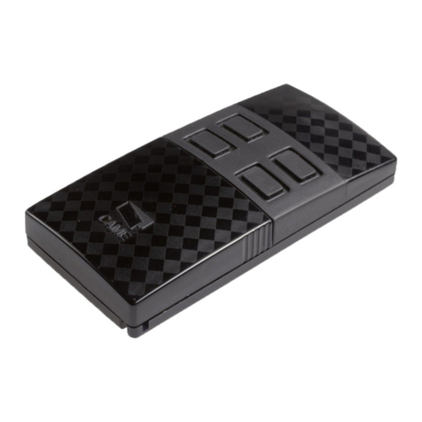 CAME TWIN Series User manual