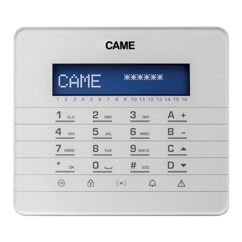 CAME PXKTN01 manual