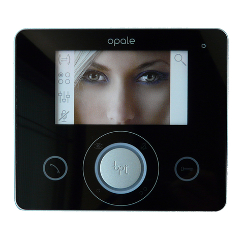 CAME BPT OPALE WIDE user manual
