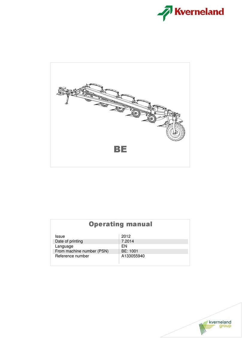 Kverneland BE operating manual