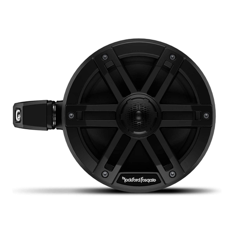 Rockford Fosgate ELEMENT READY M0WL-65MB manual