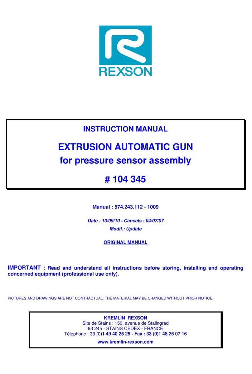 Kremlin-Rexson 104 345 instruction manual Kremlin-Rexson 104 345 instruction manual