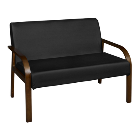 Niche LOUNGE LOVESEAT 2075 Quick start guide Niche LOUNGE LOVESEAT 2075 Quick start guide