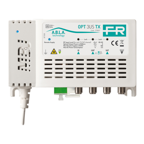 Fracarro OPT 3US TX User manual