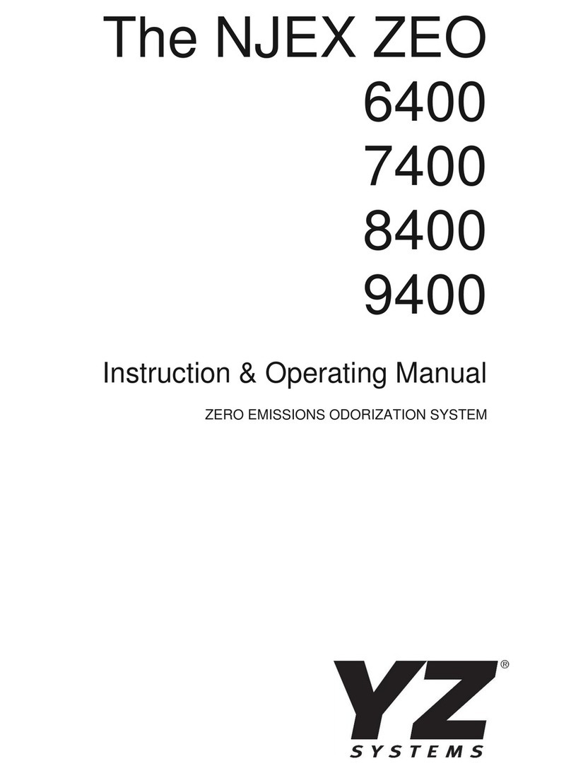 YZ Systems NJEX ZEO 6400 Parts list manual YZ Systems NJEX ZEO 6400 Parts list manual