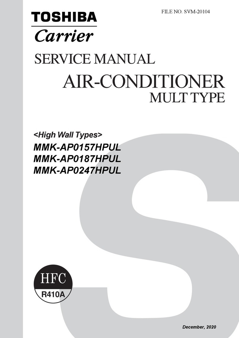 Toshiba MMK-AP0157HPUL User manual