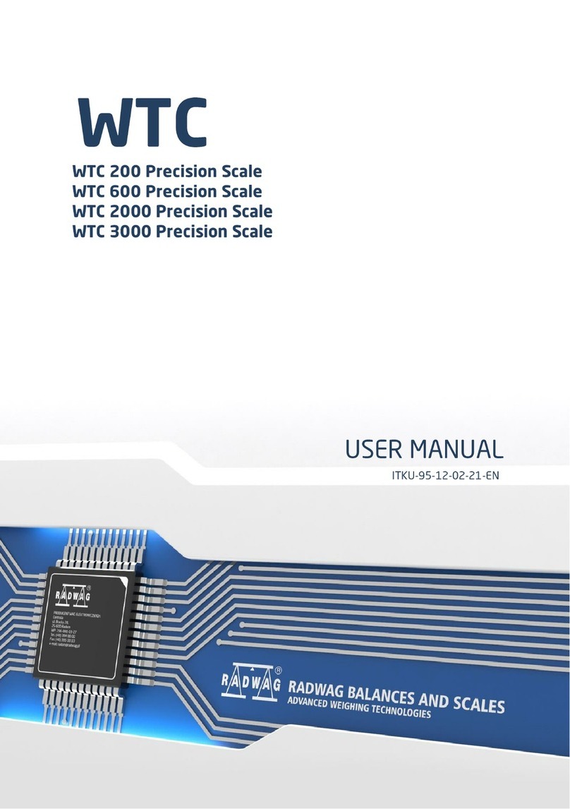 RADWAG WTC series User manual