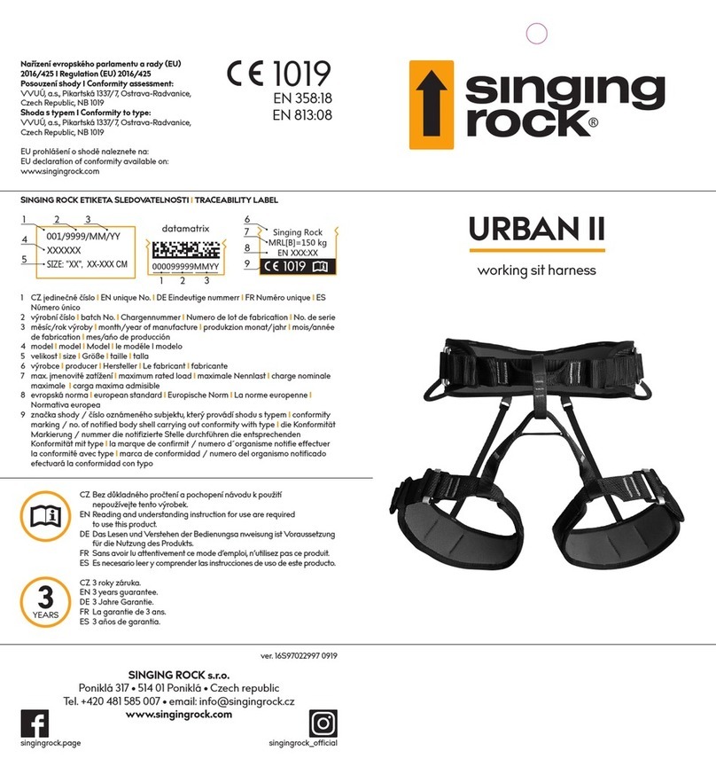 Singing rock URBAN II quick start guide
