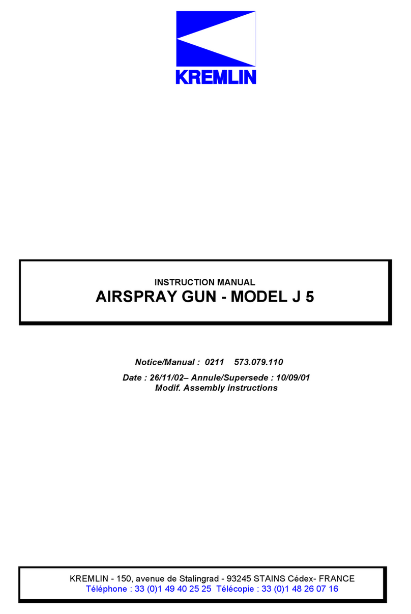 Kremlin-Rexson J 5 User manual