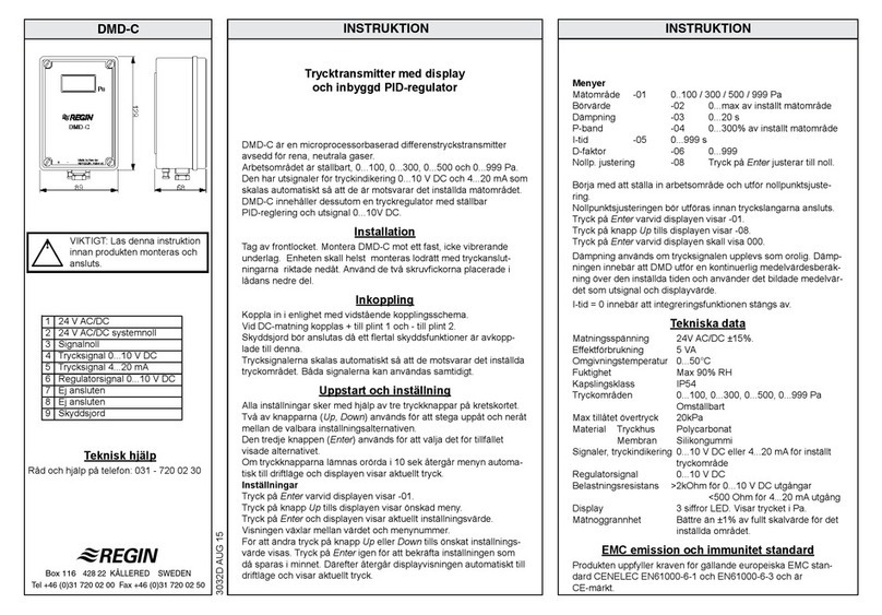 Regin DMD-C instructions