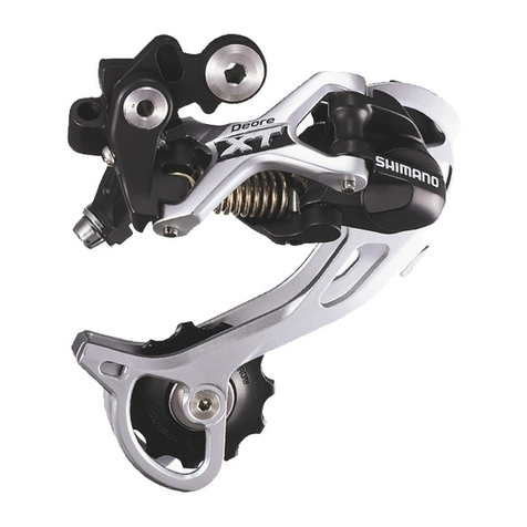Shimano DEORE XT RD-M972 Operating instructions