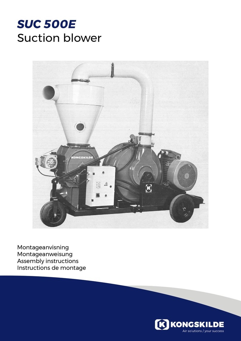 Kongskilde SUC 500E Assembly instructions
