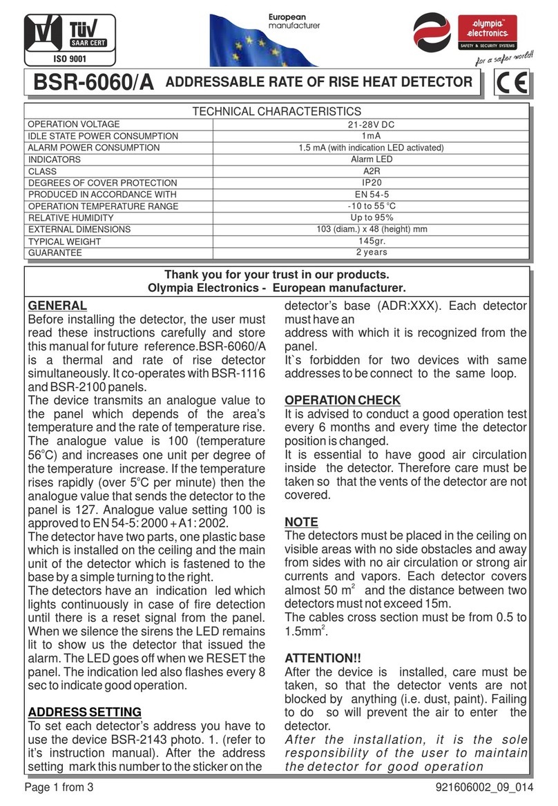 Olimpia electronics BSR-6060/A manual