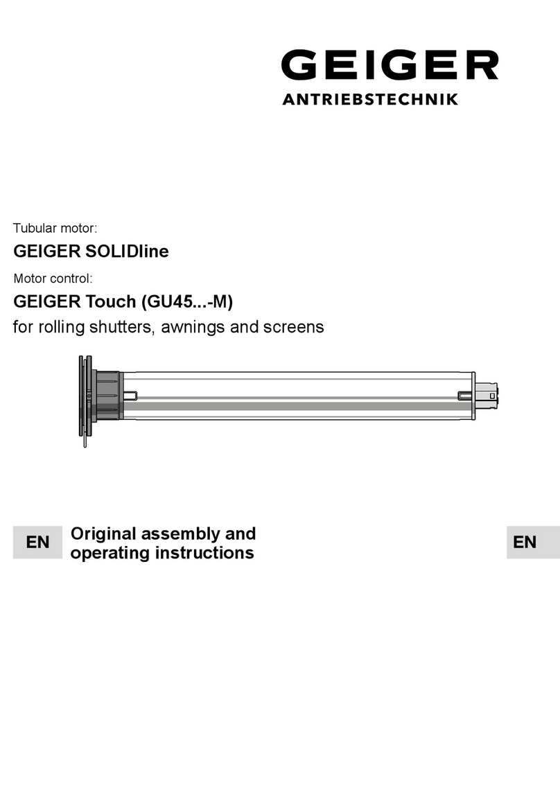 GEIGER SOLIDline GU45 Series User manual GEIGER SOLIDline GU45 Series User manual
