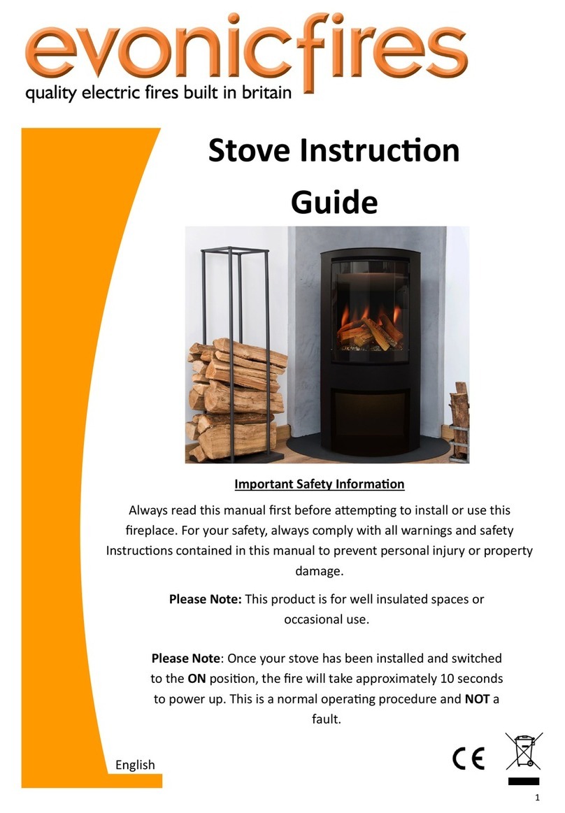 CK Fires evonicfires TUVA Instruction guide