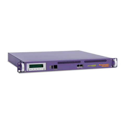 Extreme Networks Sentriant AG200 User manual Extreme Networks Sentriant AG200 User manual