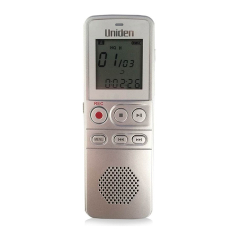 Uniden AA 1103 User manual