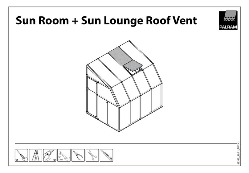 Palram Sun Room instructions