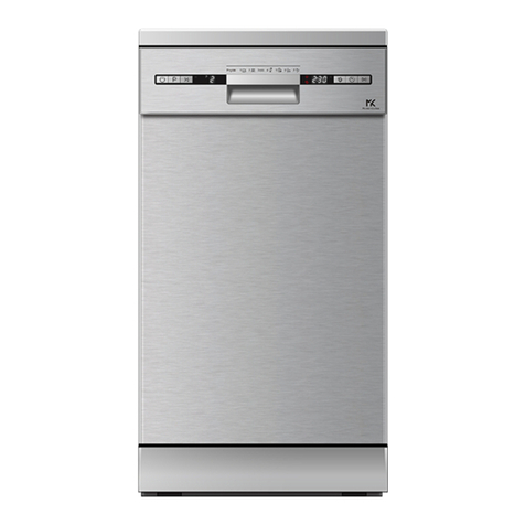 MASTER KITCHEN MKDW FS457010 E Sil. E instruction manual