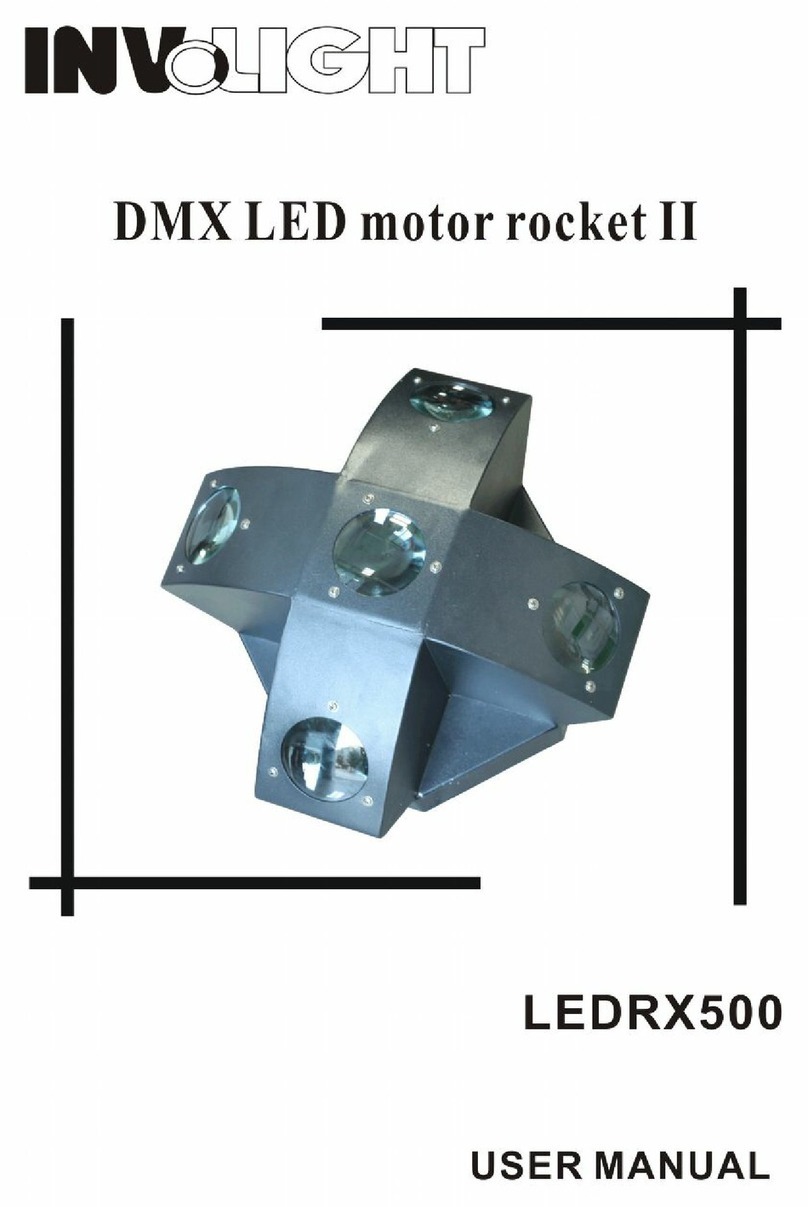 involight LEDRX500 user manual