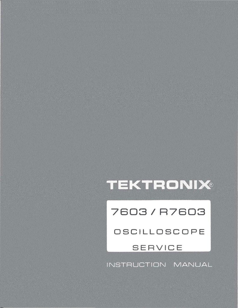 Tektronix 7603 User manual Tektronix 7603 User manual