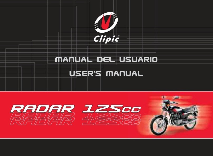 CLIPIC RADAR 125cc user manual