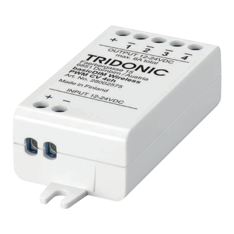 Tridonic basicDIM Wireless PWM CV 4CH manual Tridonic basicDIM Wireless PWM CV 4CH manual