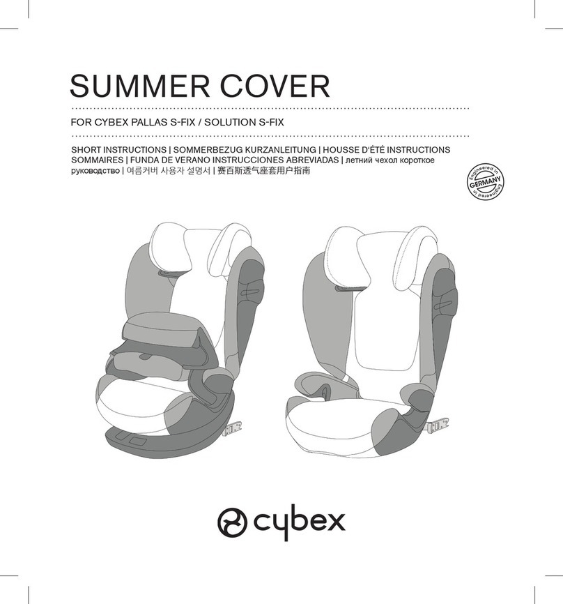 CYBEX Summer Cover Manual CYBEX Summer Cover Manual