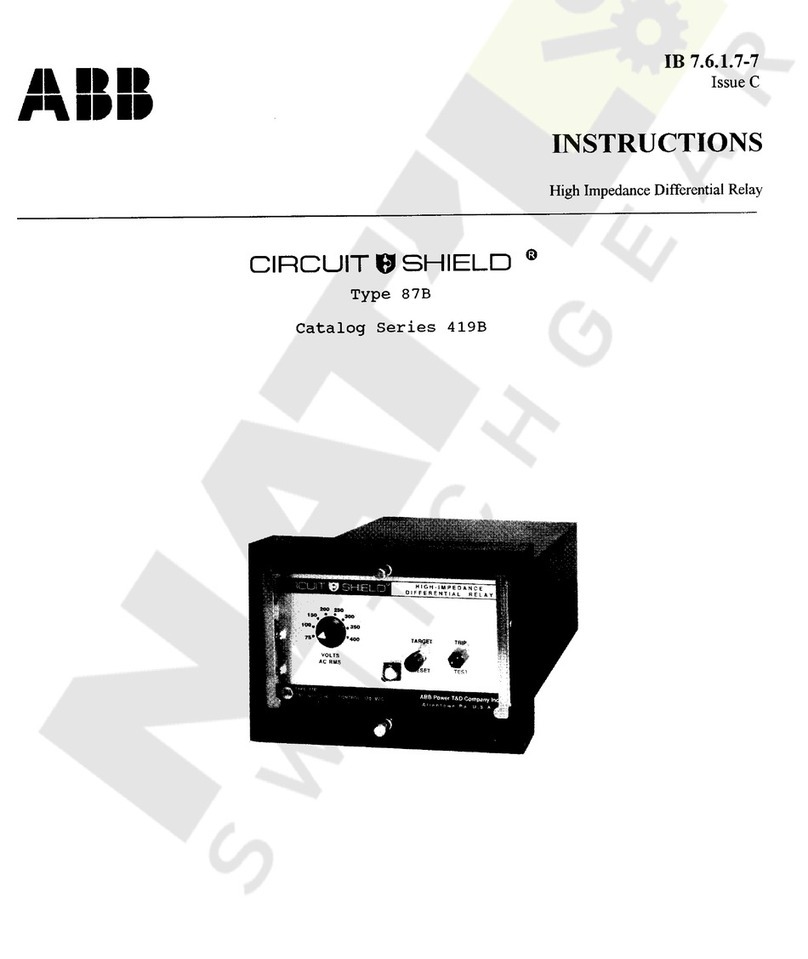 ABB Circuit Shield 87B User manual