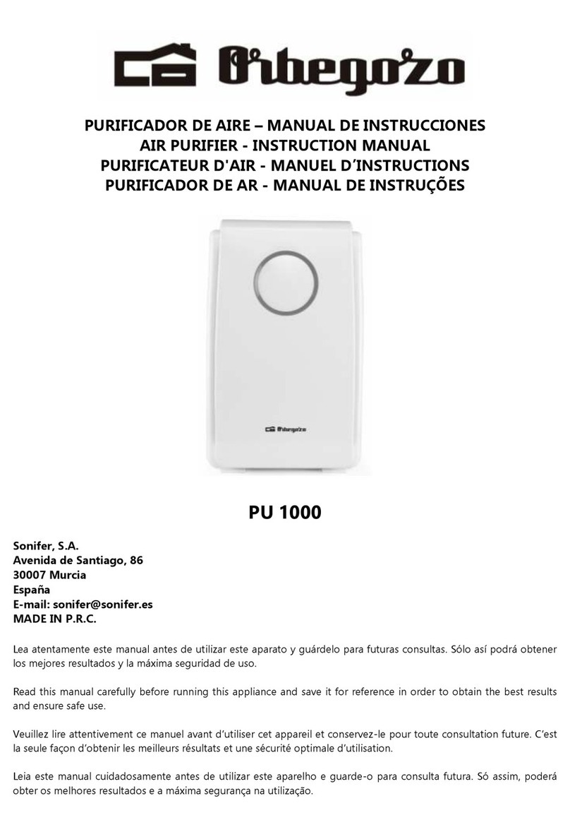 Orbegozo PU 1000 instruction manual