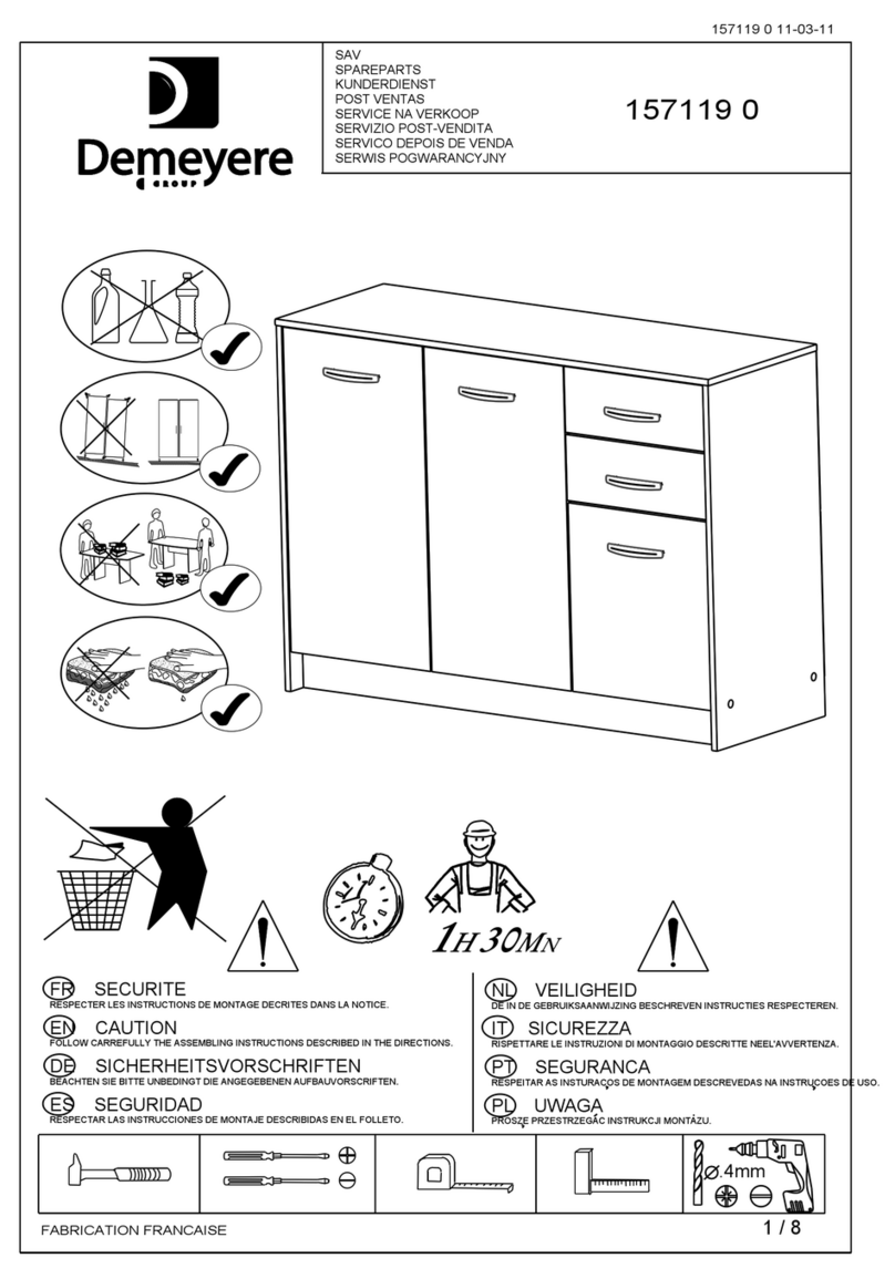 Demeyere 157119 0 Assembling instructions