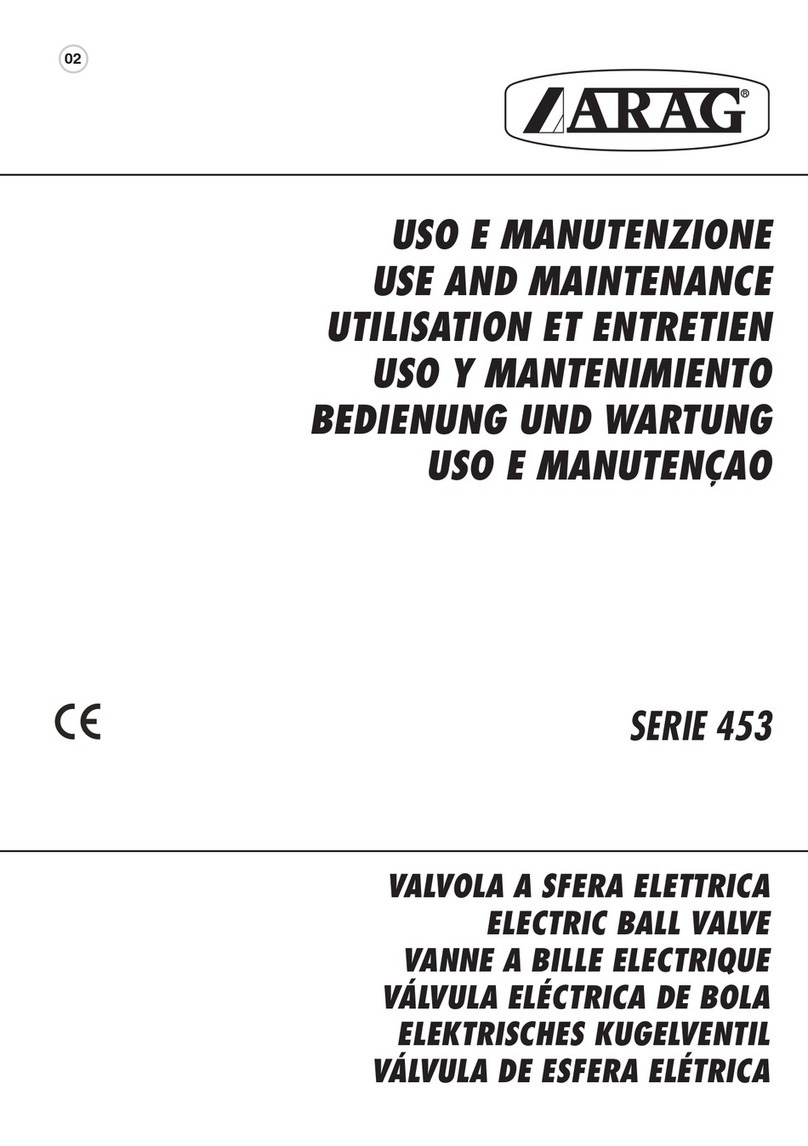 ARAG 453 Series Use and maintenance