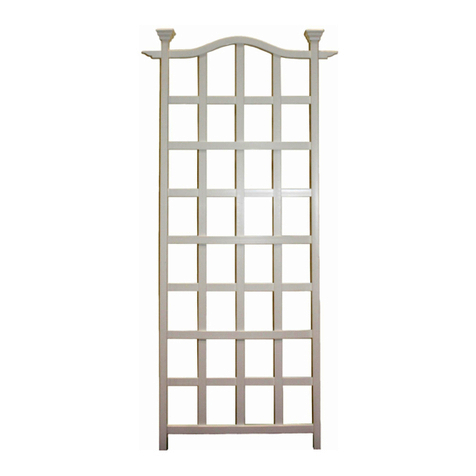 New England Arbors London Trellis Assembly instructions