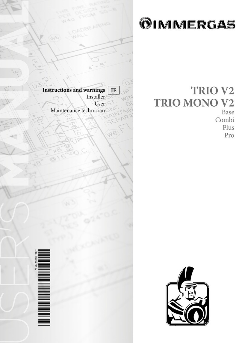 Immergas Trio Base V2 Product manual