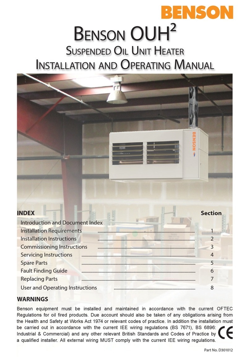 BENSON OUH 2 40 User manual BENSON OUH 2 40 User manual