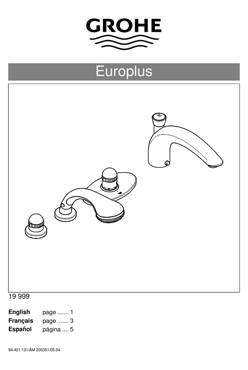 Grohe Europlus 19 999 User manual