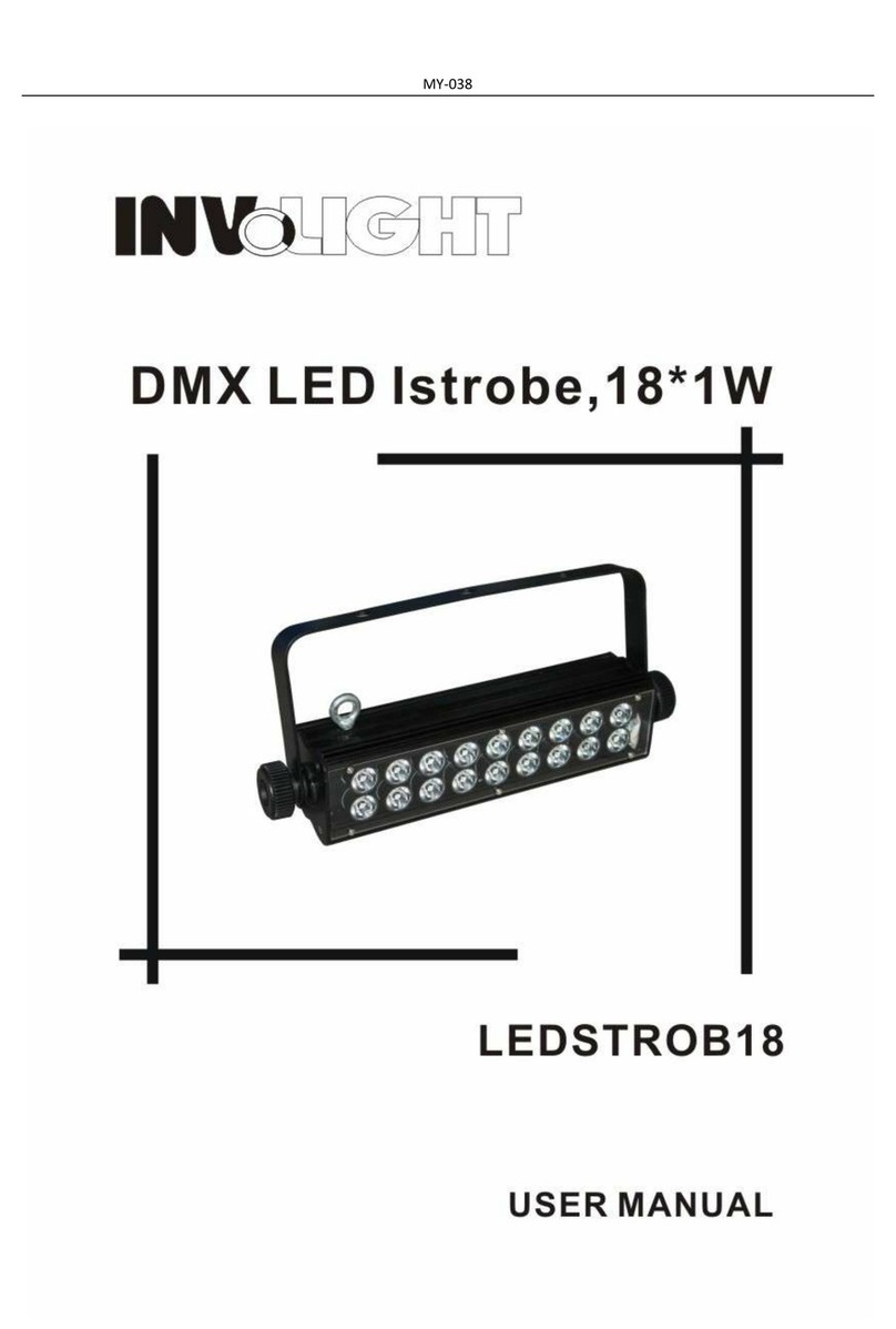 involight LEDSTROB18 user manual