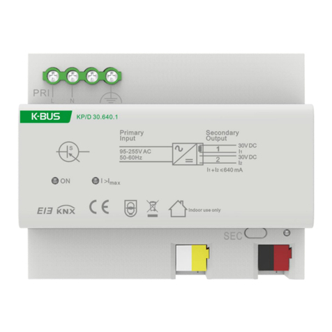 K-BUS KP/D 30.640.1 User manual