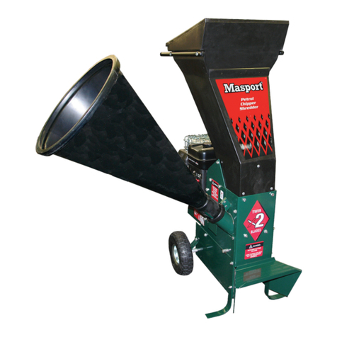 Masport Petrol Chipper Shredder owner's manual