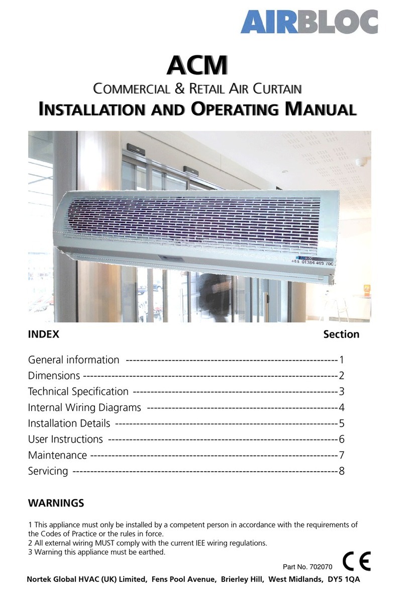 Nortek AIRBLOC ACM900SE6 User manual