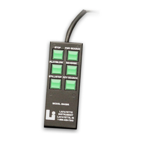 Lafayette Instrument 09459R User instructions