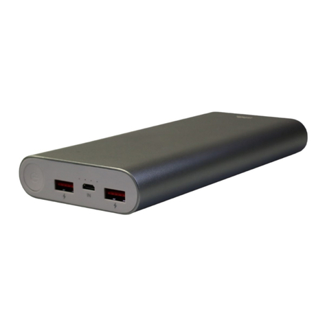 MRHANDSFREE Smart Portable Power Charger 20800 mAh User manual