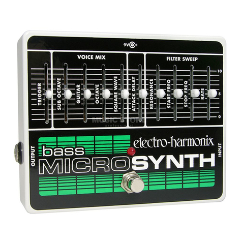 EHX MICRO SYNTH quick start guide
