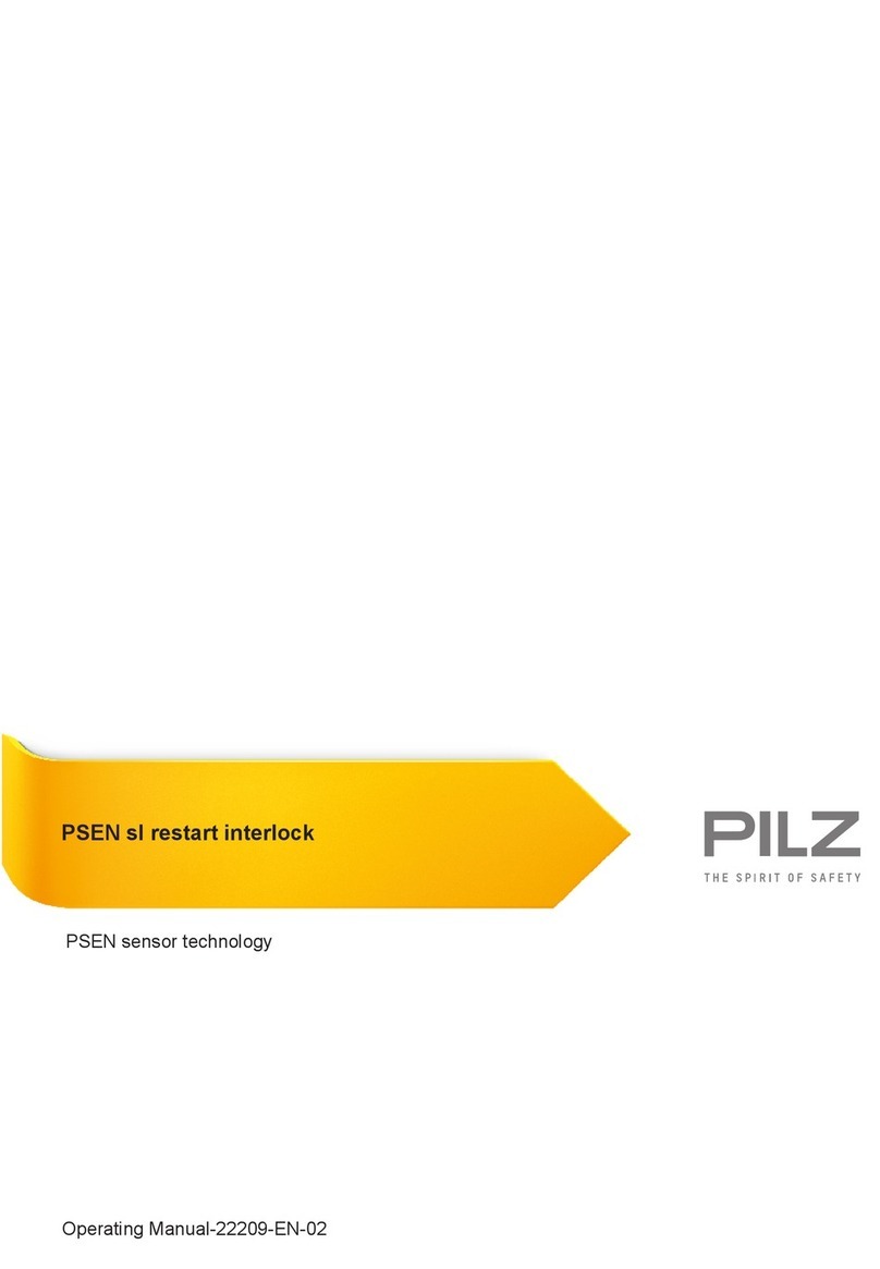 Pilz PSEN sl restart interlock operating manual